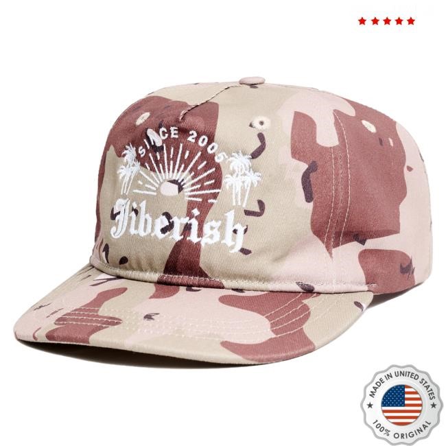 Official Jiberish Clothing Jiberish La Vida Más Fina 5-Panel Desert Camo Cap