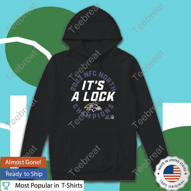 Official Baltimore Ravens 2023 Afc North Division Champions Locker Room Trophy Collection Tees