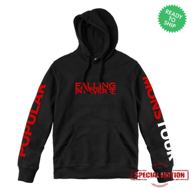 Official Falling In Reverse Popular Mons Tour Lines T Shirts