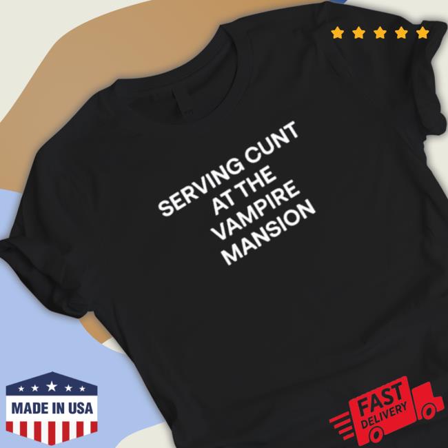 Serving Cunt At The Vampire Mansion Long Sleeve Tee