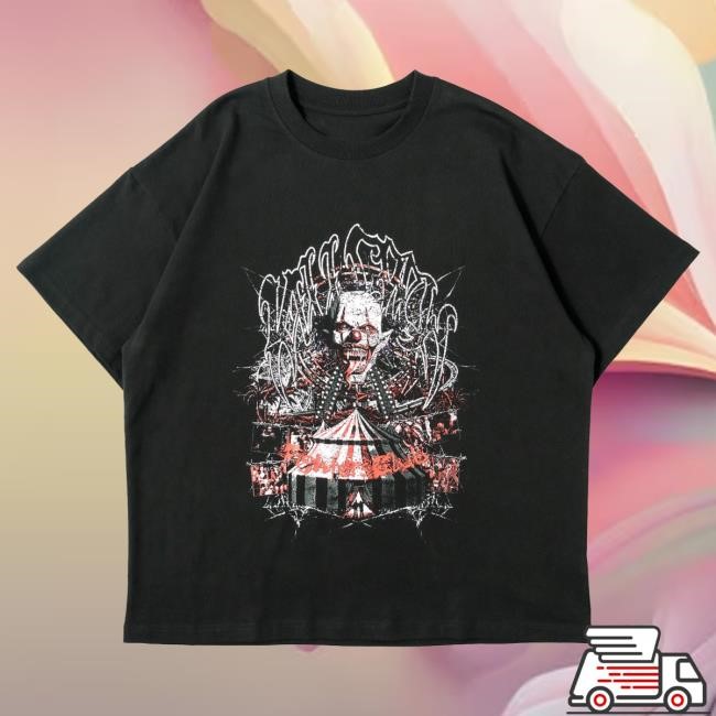 Official Kill Crew Relaxed Fit Lux Carnival Popover Shirt Black KillCrew