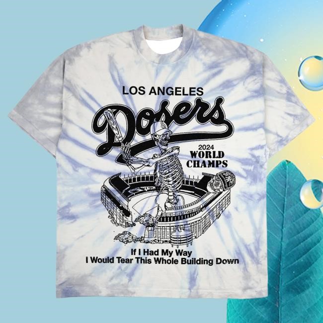 Official Online Ceramics Shop Dosers World Champs '24 "Dosed in New York" Dyed Shirts