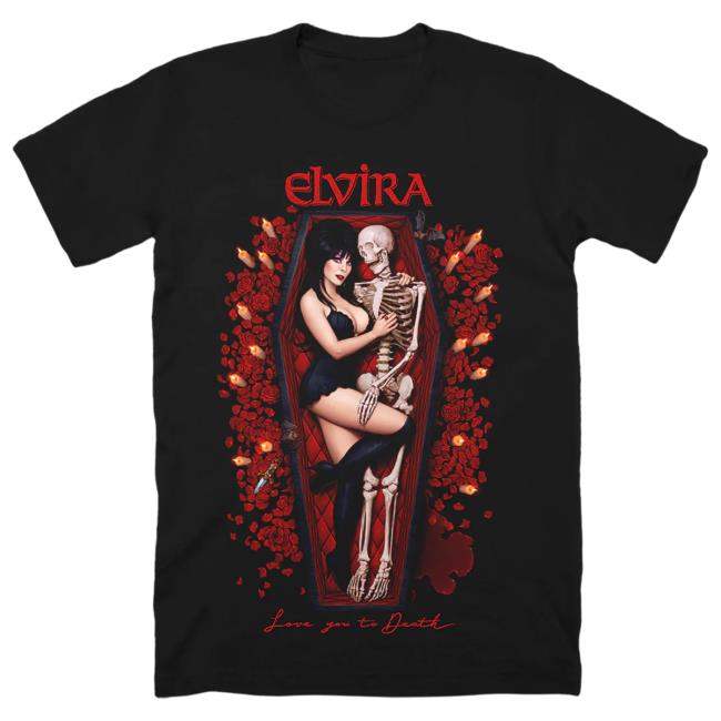 Official Cavity Colors Elvira: Love You To Death - Tshirt