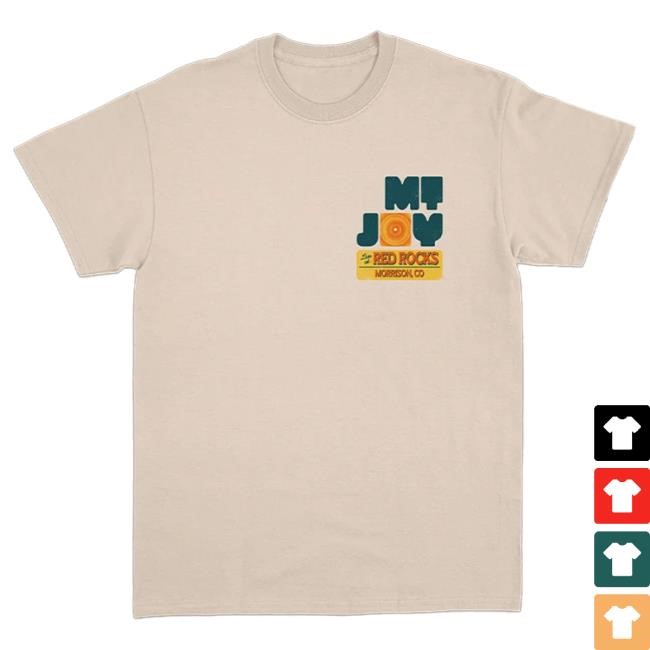 Official Mt Joy Merch Red Rocks 2025 Hood