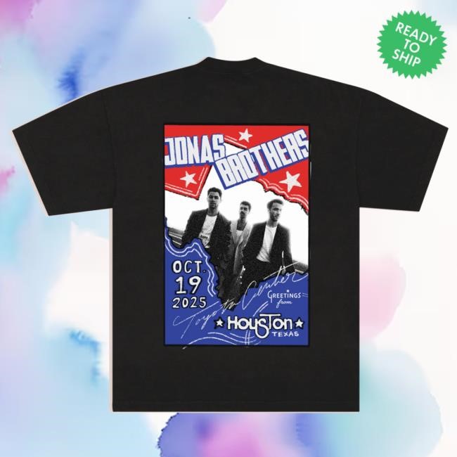 Official Jonas Brothers Merch Store Shop Greetings From Your Hometown - Houston, TX Tees JonasBrothers