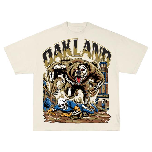 Official Sana Detroit Clothing Store Shop Sana X Oakland Attractive Shirt - Cream SanaDetroit