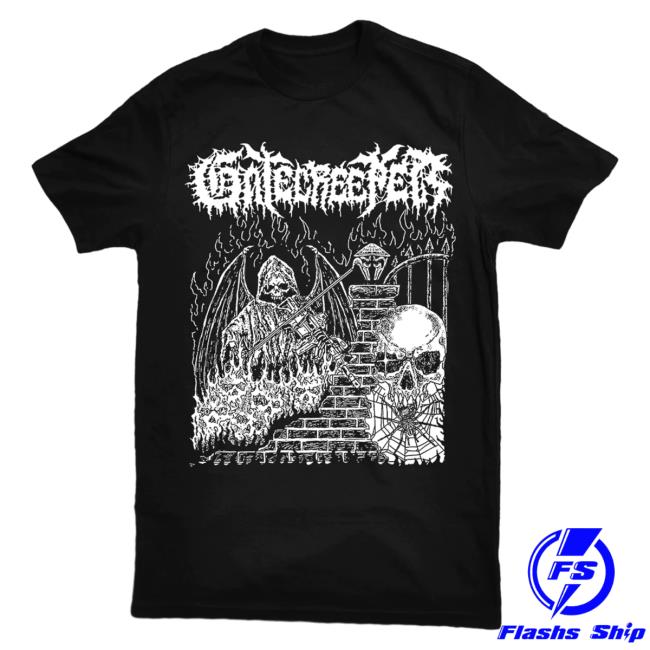 Official Gatecreeper Merch Store Gatecreeper "GRIN OF THE REAPER" Popover Shirt