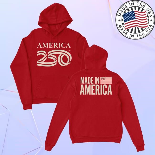 Cozy Made In America Unisex Hoodie America250 Community Gear