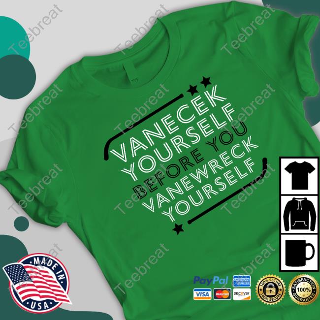 New Jersey Devils Vanecek Yourself Before You Vanewreck Yourself T-Shirt