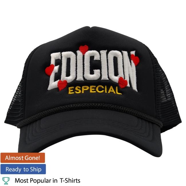 Official Edicion Especial Merch Store Edicion Especial Heart Trucker Hat
