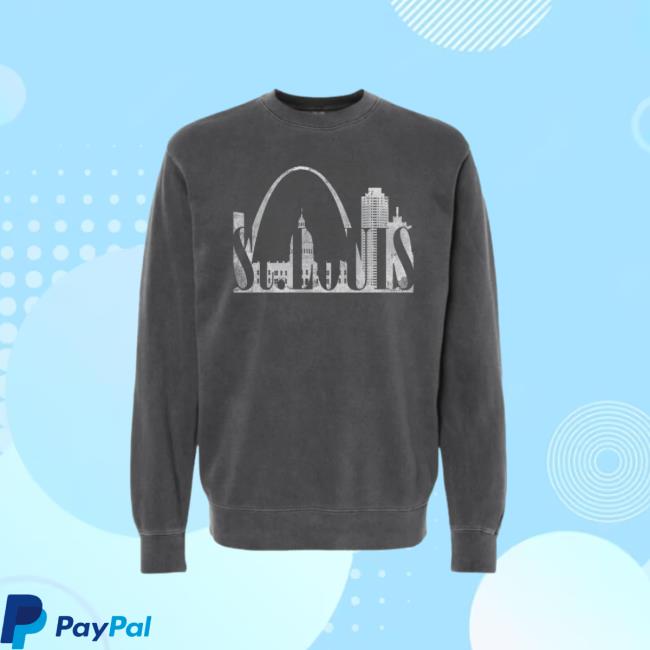 Official Arch Apparel Vintage St. Louis Skyline Crew neck
