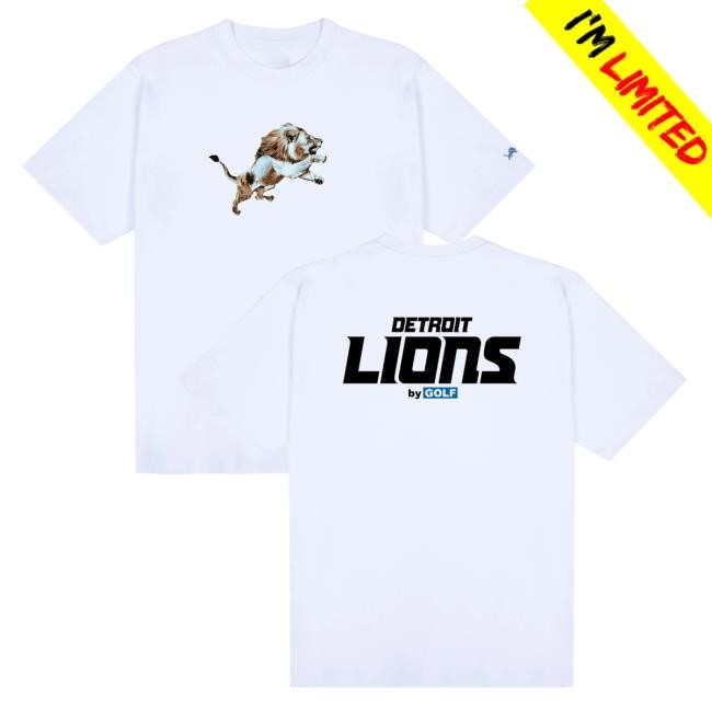 Official Golf Wang Merch Lions Cutout Hood Black by Golf Wang x NFL