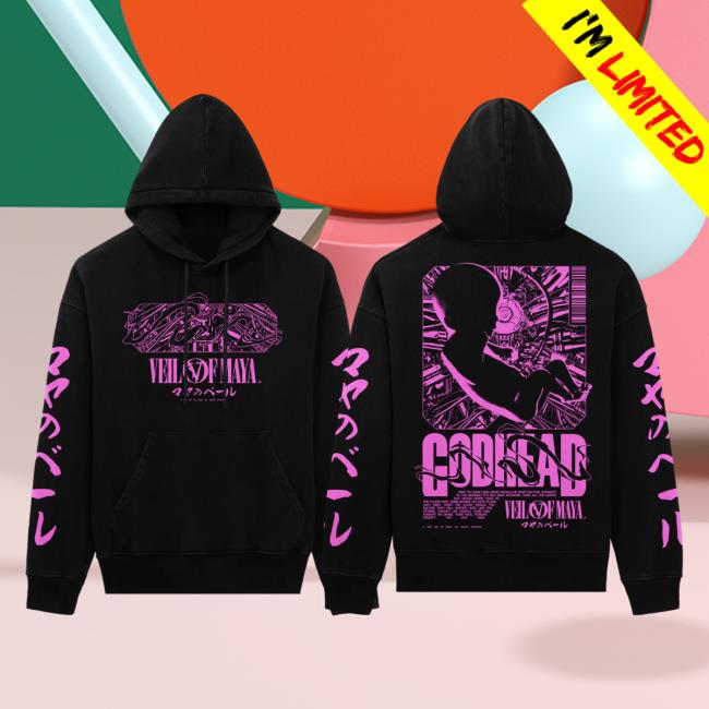 Sumerian Records Veil Of Maya Band Merch Simulation Black Hoody