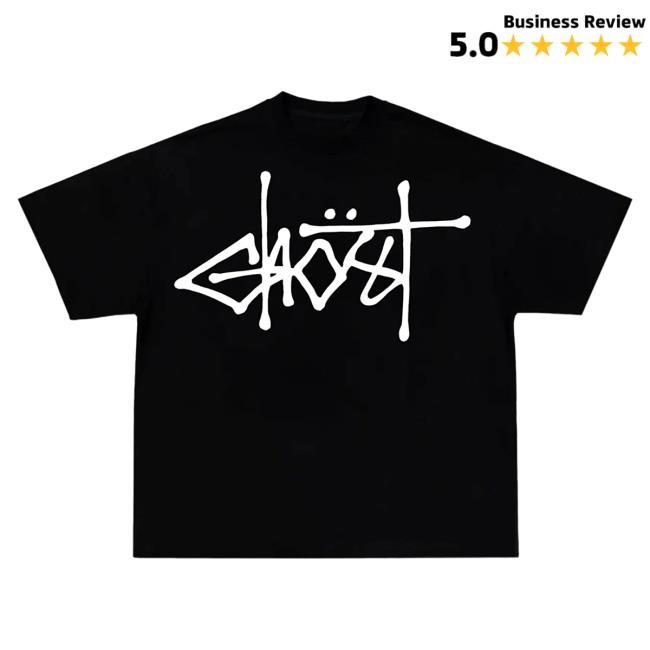 Official Ghost Racing Store B&W V2 New Shirt - Black