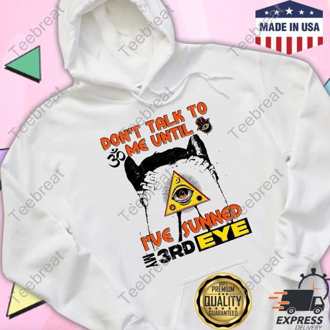 Don't Talk To Me Until Hoodie