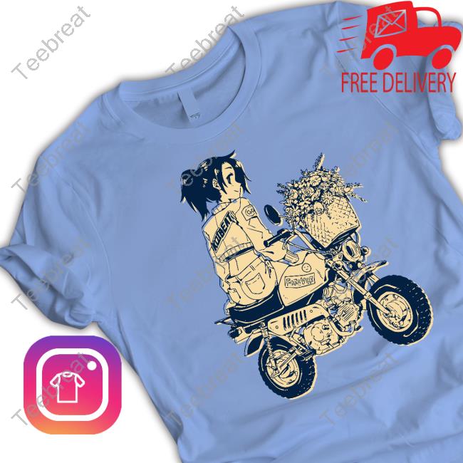 Topatoco Flower And Bike Shirt Koibeat