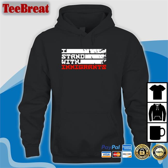 Allen Orr Jr. Esq I Stand With Immigrants Long Sleeve Tee Ameshia Cross