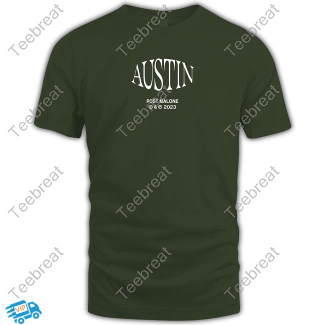 Post Malone Merch Austin Stage Shirts
