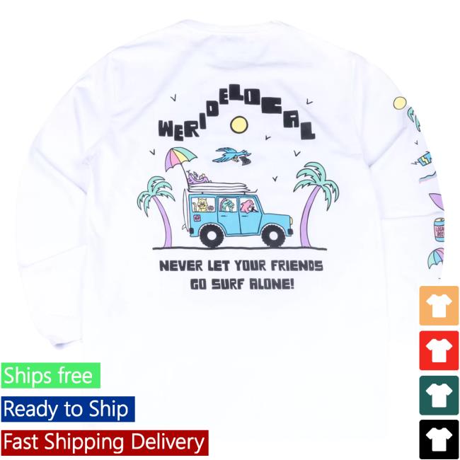 Official We Ride Local Roamers V White Long Sleeve Tee