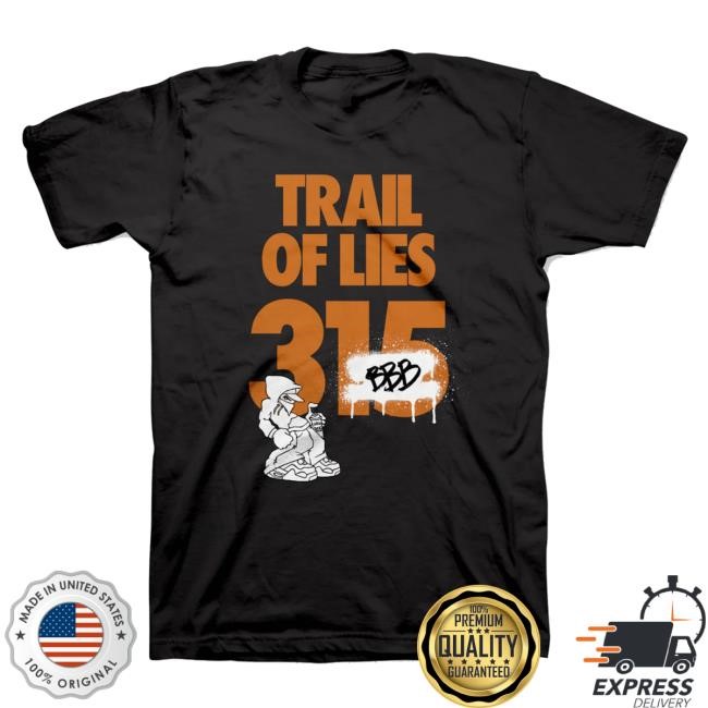 Trail Of Lies - Only The Strong Tshirt - Triple B Records