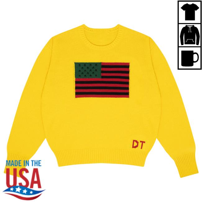 Denim Tears Clothing Store Shop Tyson Beckford Crewneck Yellow Denimtears Merch