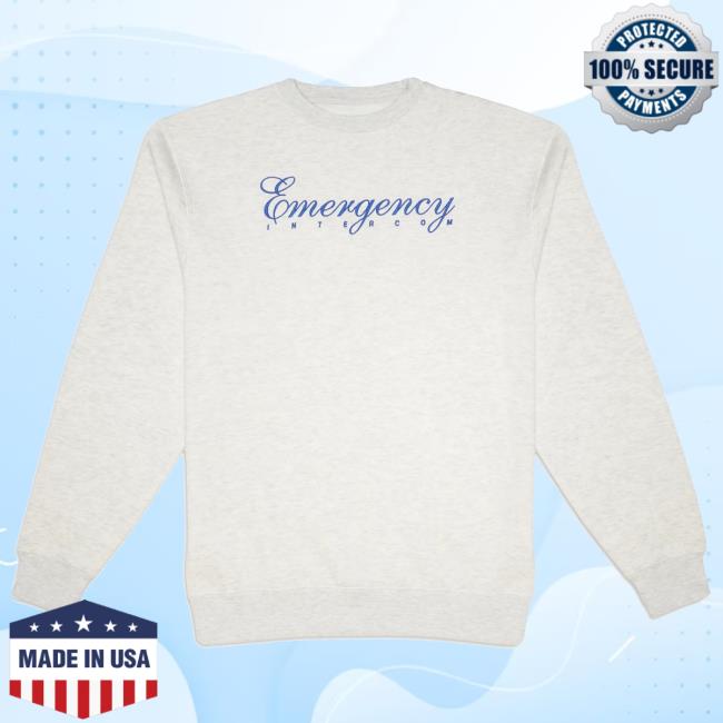 Emergency Intercom Merch Emergency Intercom Crewneck Sweatshirt