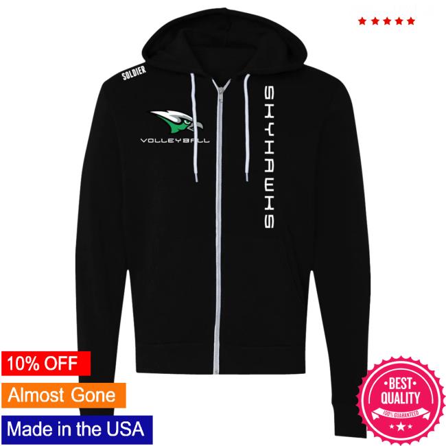 Official Skutt Volleyball Players Zip Up Pullover Sweatshirt