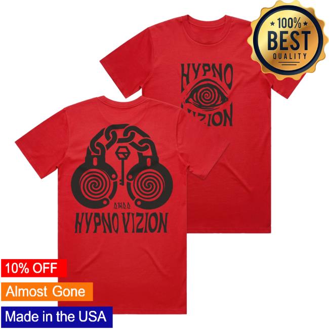 Official Rezz Merch Store Shop Rezz - Hypnovizion - Guided Thought Shirt 2024 - Red