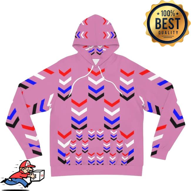 Official Signshirtz Clothing Merch Chevon Design - Pink Large Aop New Shirt 3D All Over Print