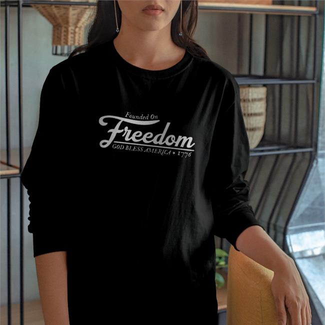 Founded On Freedom God Bless America 1776 Hoodie