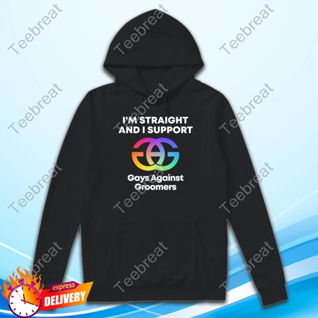 Gays Against Groomers Merch I'm Straight And I Support Gays Against Groomers Shirt