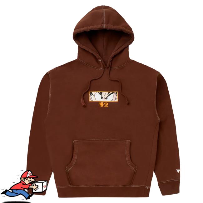 Official Hypland Clothing Merch Store Hypland Db Goku Eyes Crewneck (Chocolate)