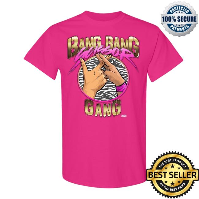 Limited Edition Bang Bang Scissor Gang T-Shirt Official AEW Shop Merch