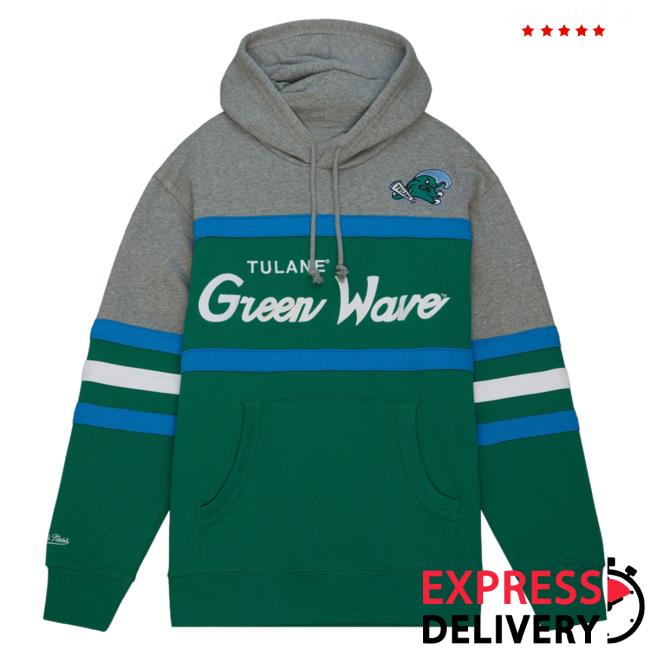 Official Fleece Head Coach Pullover Hoodie Tulane University