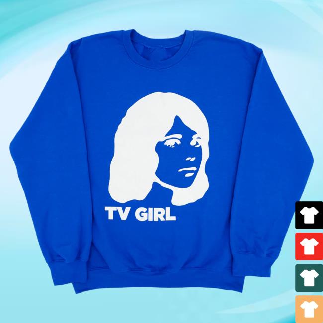 Official Hello Merch Tv Girl Blue Dream Girl Popover Sweatshirt TvGirl Hellomerch