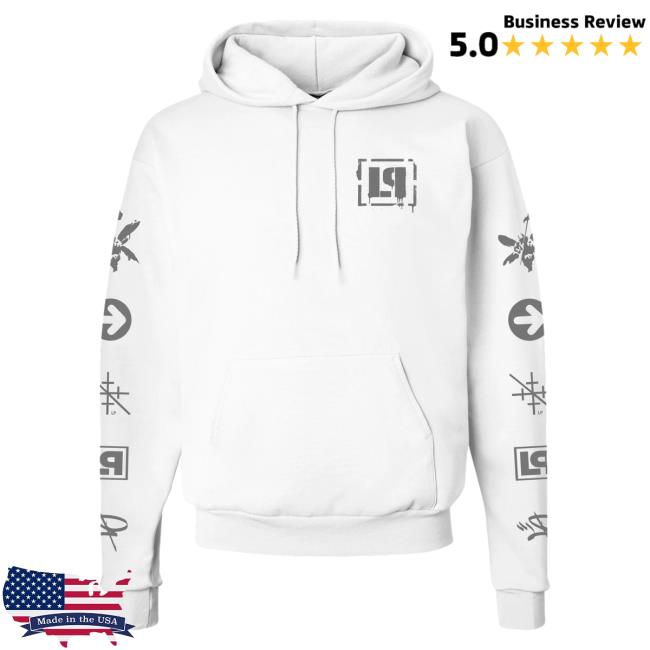 Official Linkin Park Merch Store Lp Icons White Hooded Sweatshirt LinkinPark Apparel Clothing Shop