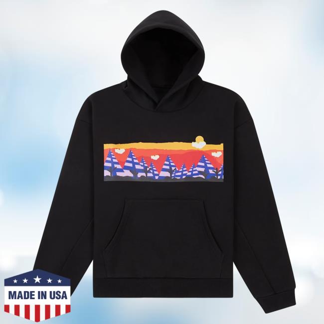 Official Capsule Clothing Store Paper Planes The Landscape Hoodie | Black Capsule Nyc