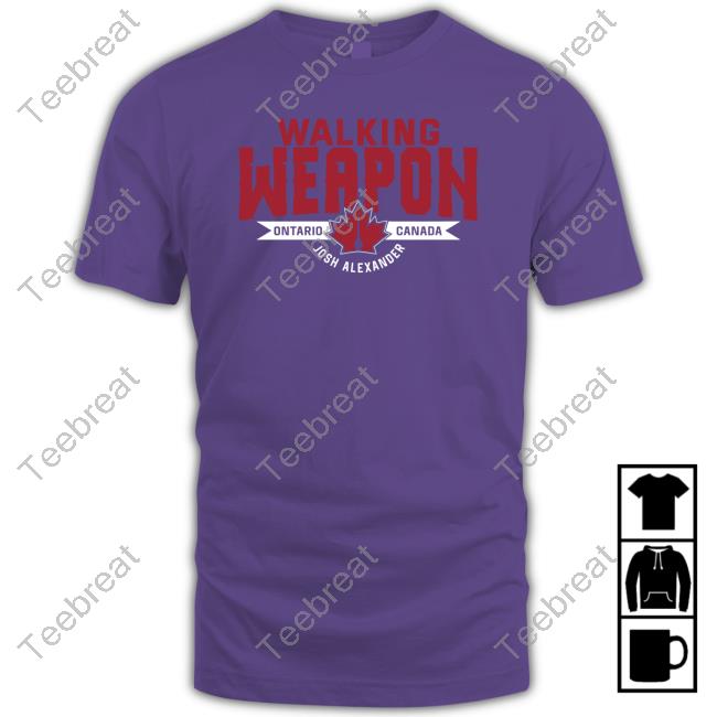 Impact Wrestling Shop Walking Weapon Ontario Canada Josh Alexander Long Sleeve T Shirt
