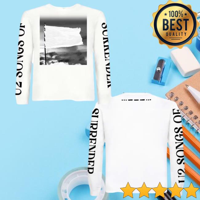 Official U2 Merch Shop Songs Of Surrender Long Sleeve T White
