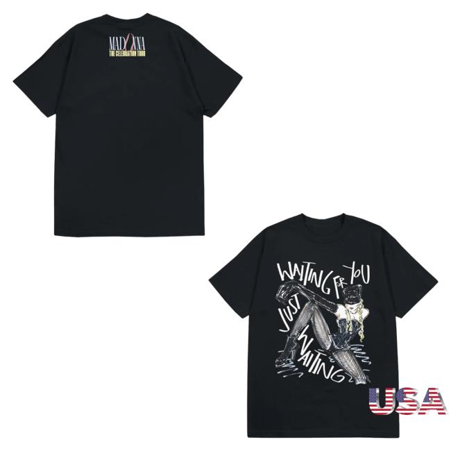 Official Madonna Merch Store "Waiting for You" New Shirt Madonna Apparel Clothing Shop