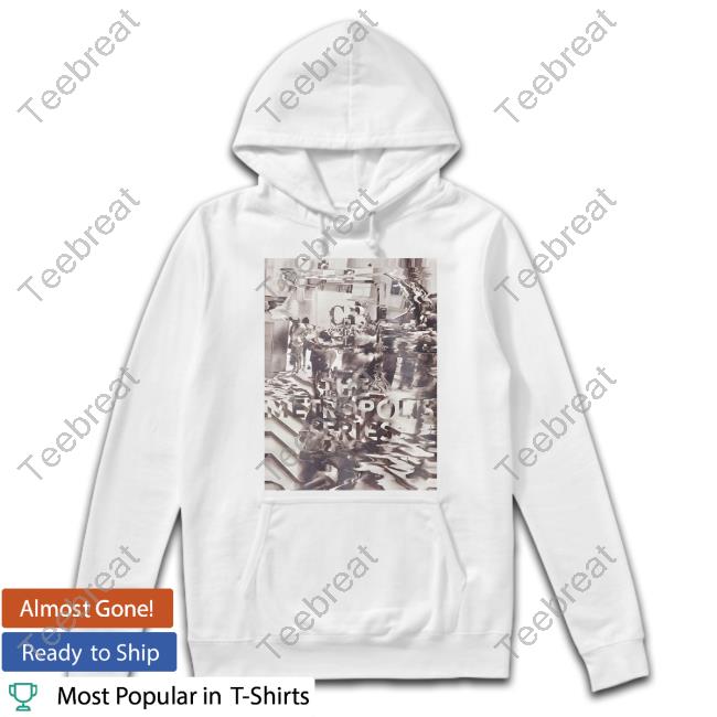 Metropolis Series Print Cotton Jersey Hoodie