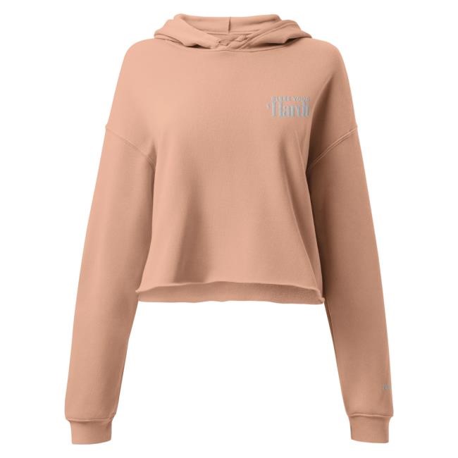 Dirty Media Bless Your 'Hardt Crop Hood Peach Dirty Media Shop Store Merch Official