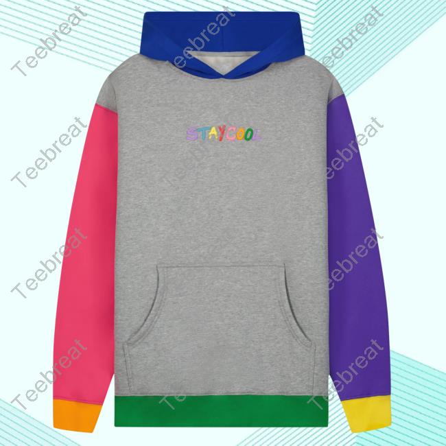 Official Stay Cool Clothing Store Staycool Colorblock Crewneck Heather Grey StaycoolNyc