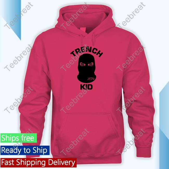 Lil Tjay Merch Trench Kid Balaclava White Hoodie