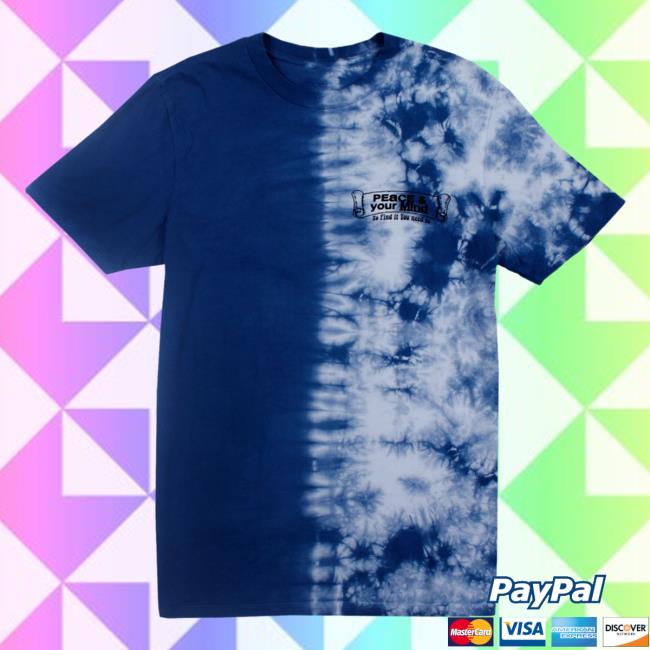 Official Altru Apparel Clothing Peace Of Mind Half Tie Dye Tee