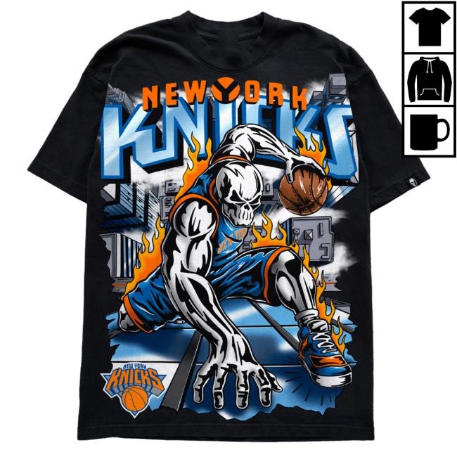 Official Warren Lotas Knicks Sky High Hot Shirt - Black