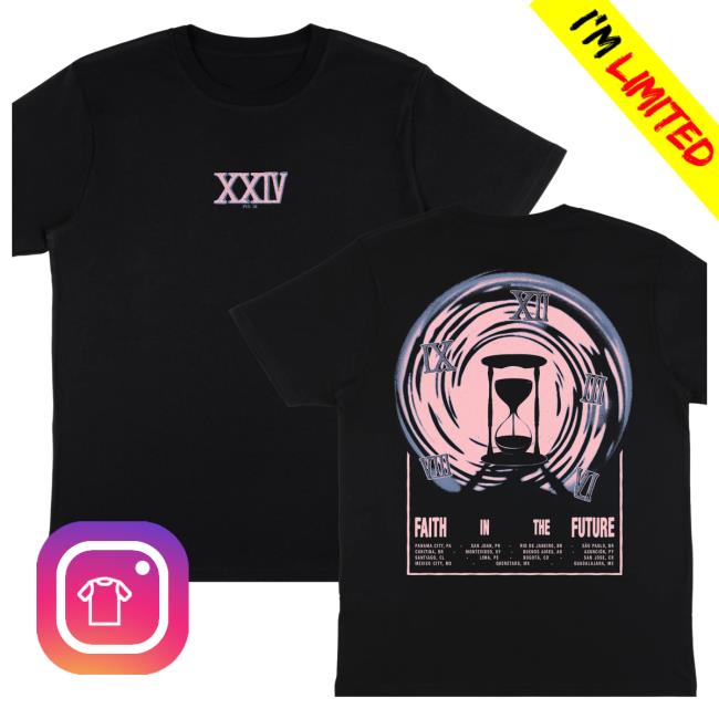 Faith In The Future Tour Black Hot Hoodie - Latin America | Louis Tomlinson Merch | Uk | Official Merch Store
