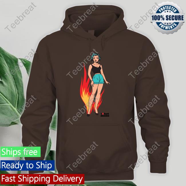 I Heart Hot Moms Pose Sweatshirt