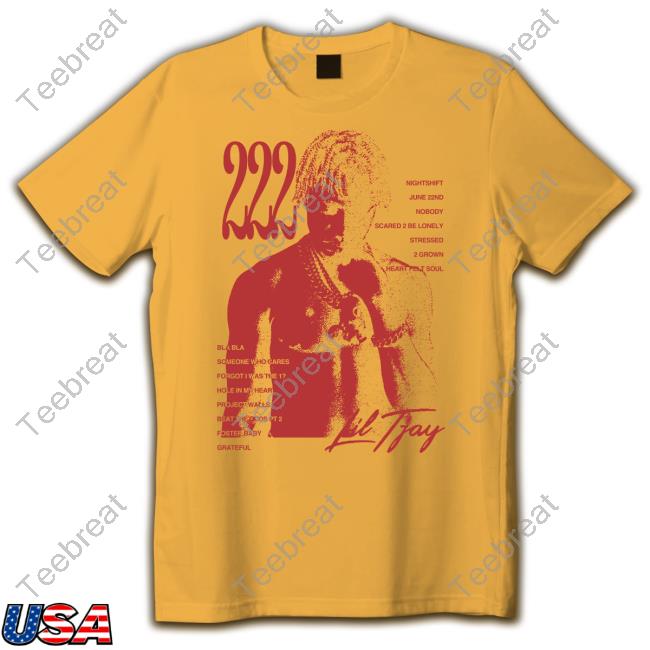 Lil Tjay Merch 222 Tracklist Crewneck Sweatshirt