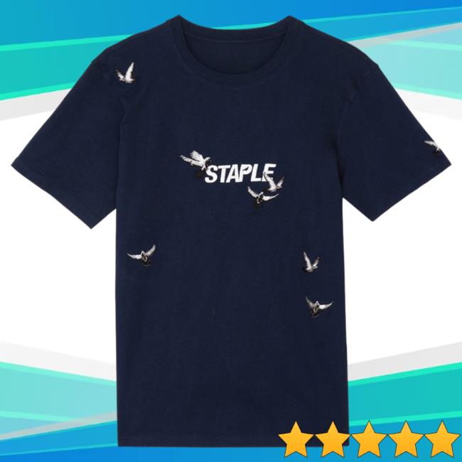 Staple Flock Logo Tshirt Navy